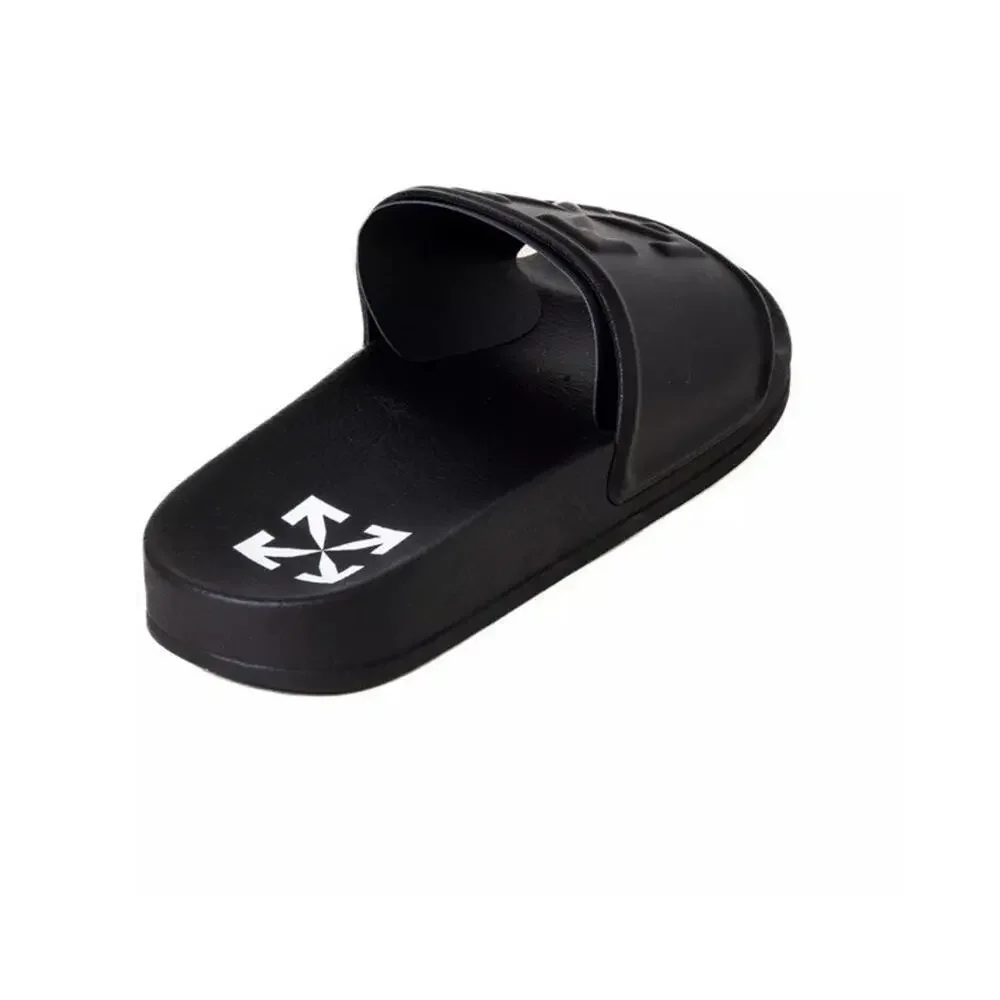 $655 Off-White Arrow Rubber Pool Slides Size 41 US 9